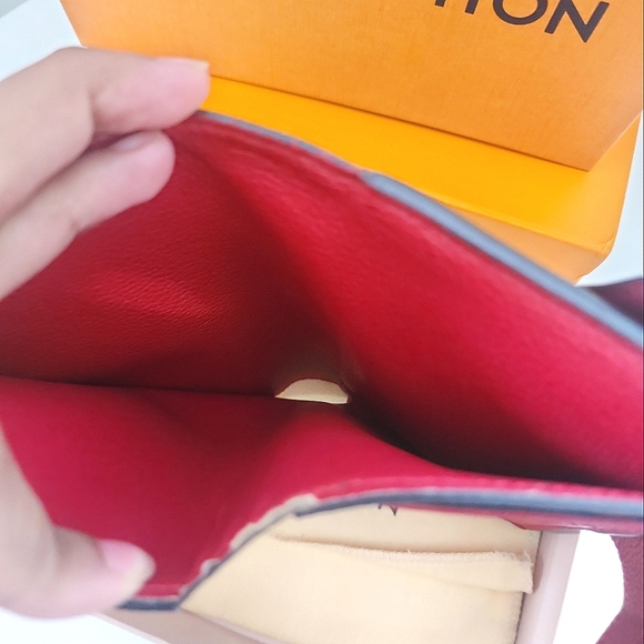 LOUIS VUITTON Monogram Pallas Compact Wallet in Cherry 🍒 - Picture 5 of 7